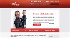 Desktop Screenshot of cordbloodcenter.cz